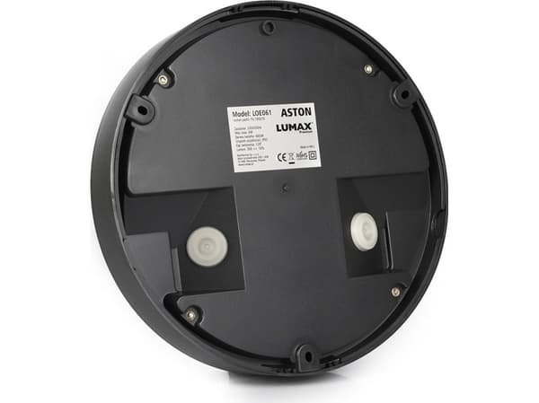 Lumax vegglampe Lumax Aston LOE061 fasadelampe 6W 4000K 390LM svart