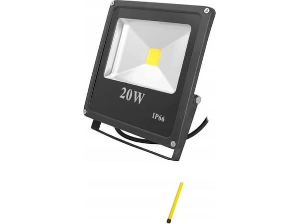 Lumax flomlys LED flomlys Lumax Heda flomlys HFL120N 20W 1600lm 4000K 120° IP65 svart