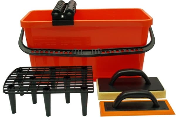 EPM Flisesett 20L bøtte + sparkel + sparkel for fuging (E-315-9901)