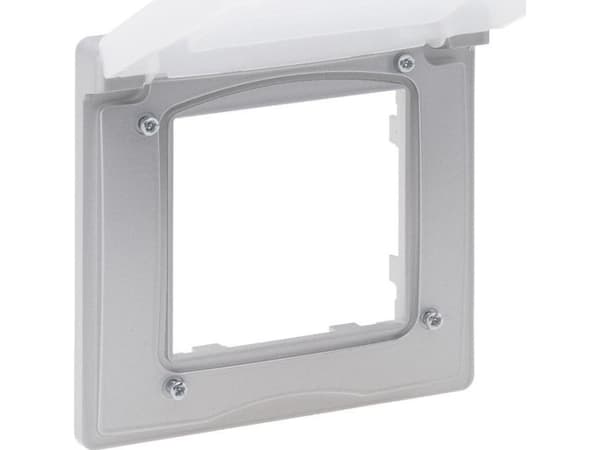 Legrand Niloe Step enkelram 863396 IP44 aluminium