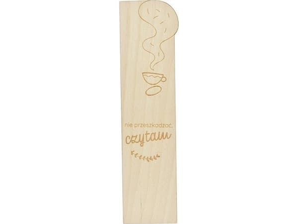 Milin Wooden bokmerke - Ikke forstyrr, jeg leser