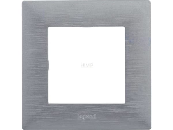 Legrand Niloe Step yksittäinen runko 863891 harjattu alumiini