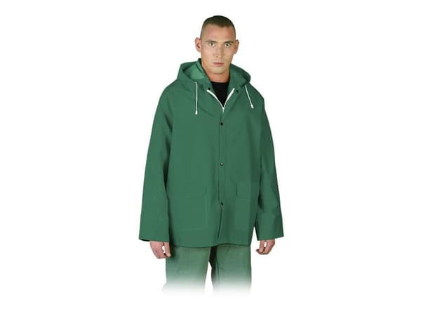 Reis Regnjacka med huva XL grön