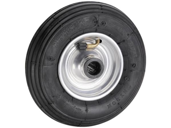 dörner + helmer 740108 740108 Hjul med luft Hjuldiameter: 200 mm Bæreevne (maks.): 75 kg 1 stk