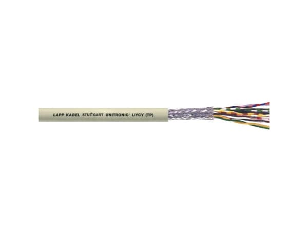 LappKabel 0035141, LiYCY (TP) Control Data Cable, 3 x 2 x 0.14 mm², Grey Sheath