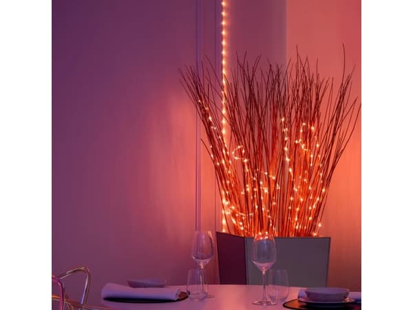 Twinkly Dots - Stränglampor - LED - klass G - RGB-lampa - transparent