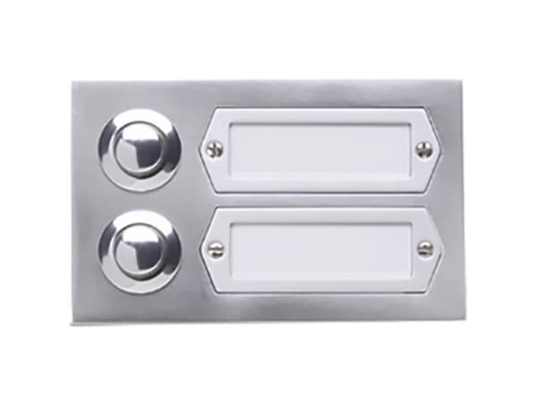 Grothe 55532 Ringeklokke med navneskilt Aluminium (anodiseret)