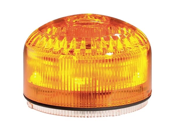 Grothe Lydgiver LED MHZ 8931 38931 Orange Blitzlys, Konstant lys, advarselsblink 105 dB