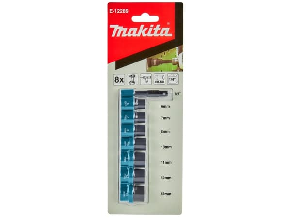 Makita Yläavainsarja 1/4 8-osainen E-12289
