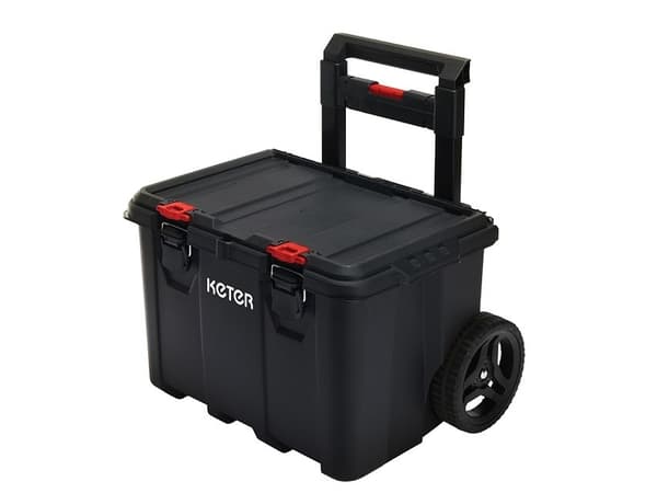 Keter Toolbox på Stack'N'Roll hjul