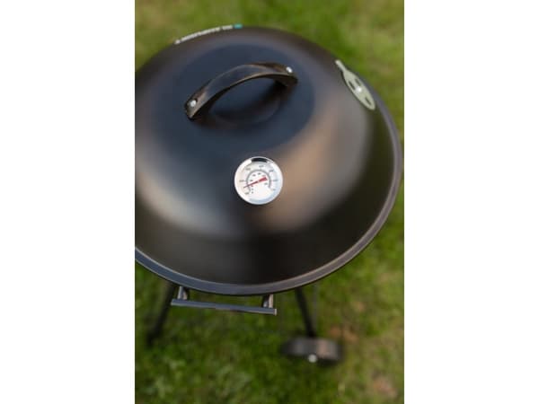 Round grill with lid and thermometer Blaupunkt GC401, black