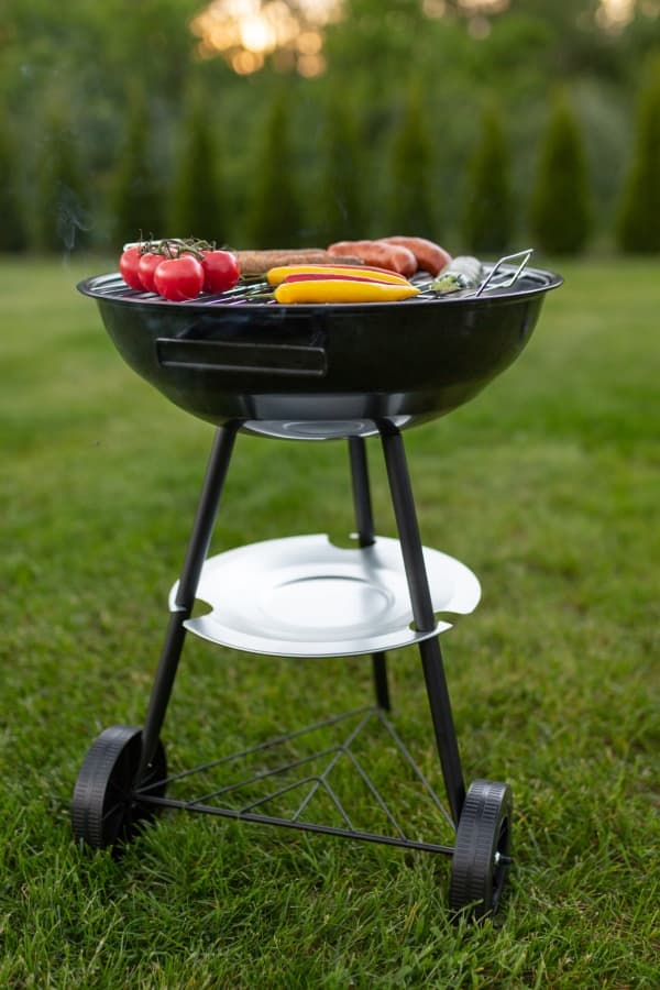 Cirkulær grill med låg Blaupunkt GC301, sort