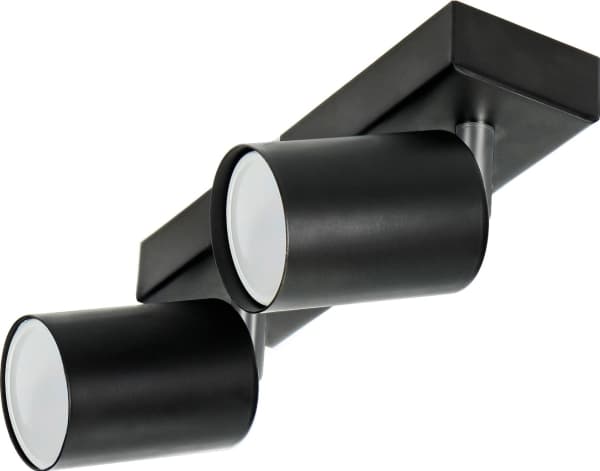 Orno DOA SP 2, oprawa scienno-sufitowa, GU10 max. 2x50W, IP20, sort