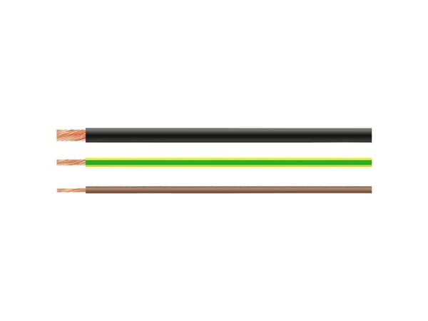 Helukabel 29379-100 Enkeltleder H07V-K 1 x 2.50 mm² Blå-hvid 100 m