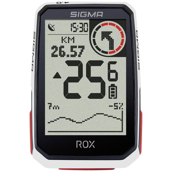 Sigma ROX 4.0 Cykel-gps Cykel GPS, GLONASS, stänkvattenskydd