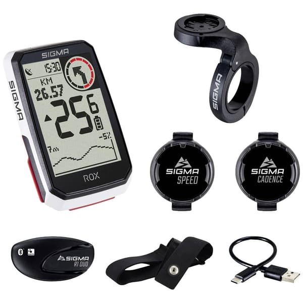 Sigma ROX 4.0 Cykel-gps Cykel GPS, GLONASS, stänkvattenskydd