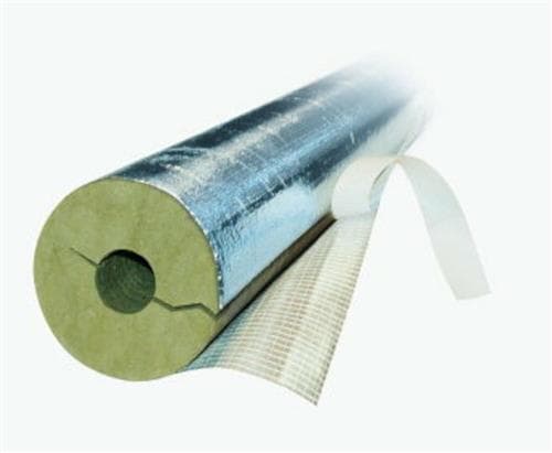 ROCKWOOL Universal rørskål med alutape 28x20 mm.