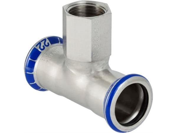 76,1 x 3/4" x 76,1 mm Tee RF-pistorasia/muhvi Mapress