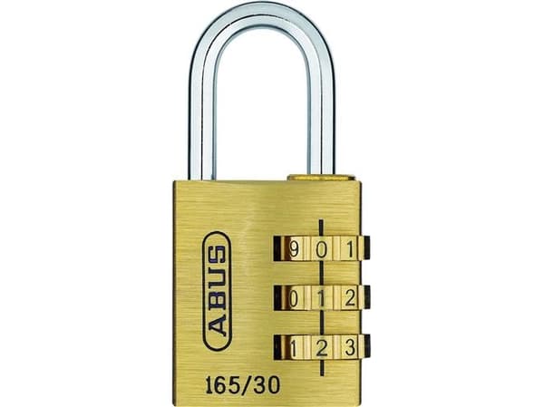 ABUS riippulukko 165/30 koodilla