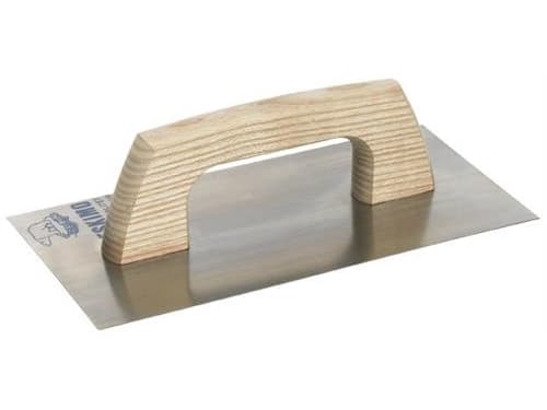 Glittebræt 280x130mm lukket træ håndtag