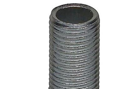 Acel rørnippel - M10 x 1 mm - 500 mm