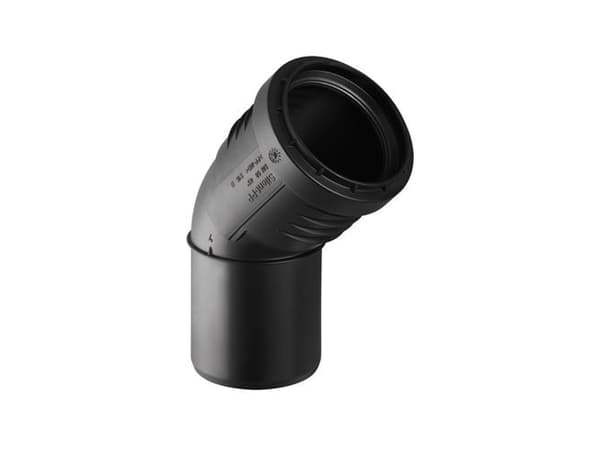 90 mm x 45° Bøjning Silent PP Geberit