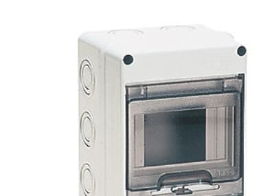 Gruppetavle Ip65 5Mod - 120X160X90 Mto Gruppeafdækning