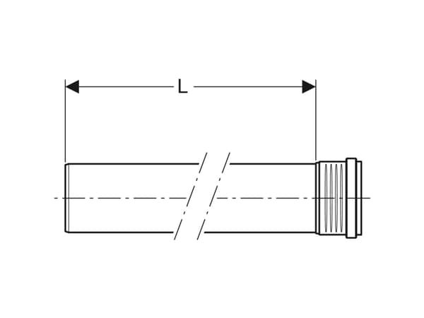 Geberit 390.402.14.1, Generell nytte, 0,5 m