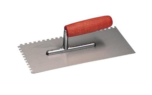 Tandspartel 280x130mm 6mm rødt håndtag