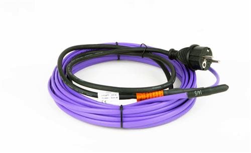 PipeHeat 11 W/m inuti/utanför i vattenledning 40,0 m med DK-anslutning