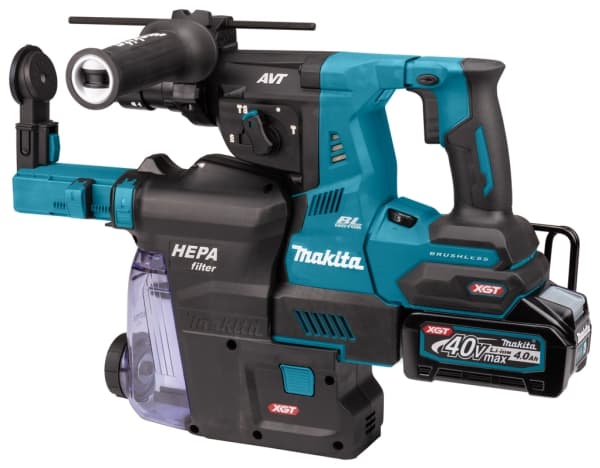 Makita HR004GM202 - Roterande hammare - sladdlös - SDS-plus - 2.9 joule - 2 batterier, laddare medföljer - 40 V