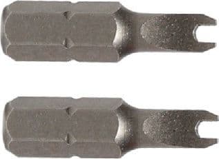 Proline Bits 1/4 "Spanner No. 8, L = 25mm, 2pcs. (10872)