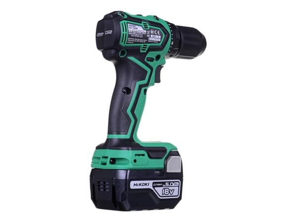 Hikoki DS18DDWPZ, Elektrisk skrutrekker, Pistolhåndtak, 1/2", Sort, Grønn, Børsteløs, 1700 RPM