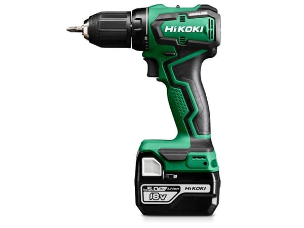 Hikoki DS18DDWPZ, Elektrisk skrutrekker, Pistolhåndtak, 1/2", Sort, Grønn, Børsteløs, 1700 RPM