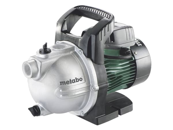Metabo P 2000 G, 450 W, 3 stang, 2000 l/t, Sort, Grønn, Sølv