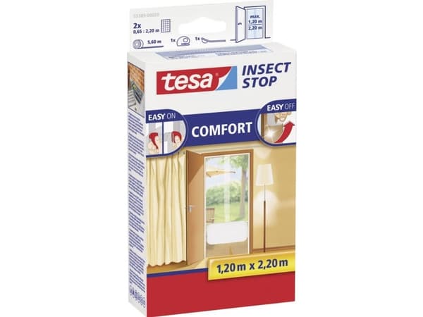 TESA Insect Stop Comfort, 2200 x 60 x 1200 mm, Hvit, 454 g