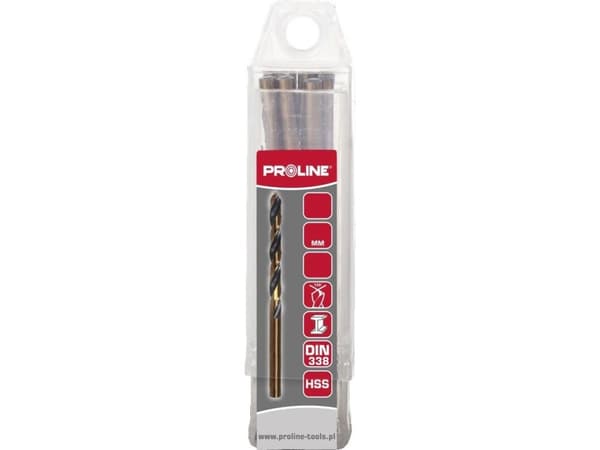 Metallborr Proline HSS DIN338 metallborrmaskin GRIND.KR. 7.0MM PCS. 1 PROLINE