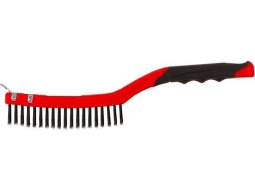 Pro-Line nylon stålbørste, 3x19 rader, 340 mm (32643)