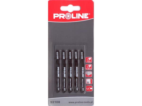 Pro-Line stikksagblad 5 stk. 75 mm 12TPI type T - 93108