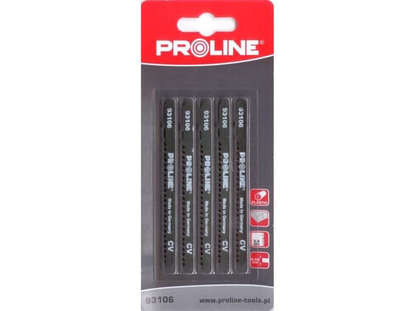 Pro-Line U-typ 75x100mm sticksågsblad för plast 5st - 93406