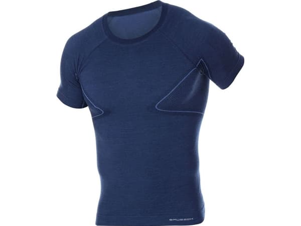 Brubeck SS11710 Kortärmad ACTIVE WOOL T-shirt med kort ärm för män i grafit M