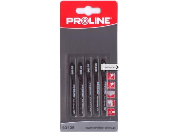 Pro-Line stikksagblad for plexiglass 50x2,0 mm type T 5 stk. - 93408
