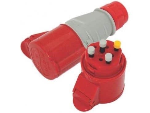 Tarel Kannettava eristävä pikaliitinpistorasia 16A/400V 3p+z IP-44 ruuviliittimillä (EX-TGN-134)