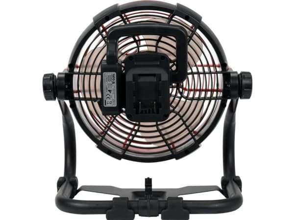 Yato YT-82933, Kotitaloustuuletin lavoilla, Musta, Oranssi, Lattia, 2600 RPM, 23 cm, 0 - 360°