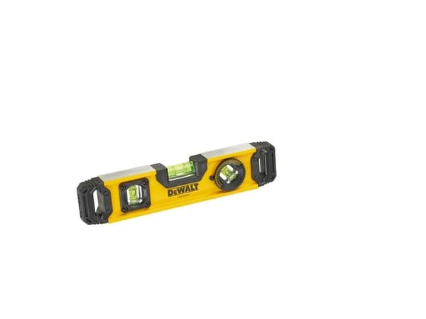 DeWALT DWHT0-43003, Torpedo-vatupassi, 0,25 m, Musta, Keltainen, 0,5 mm/m, ABS, Alumiini