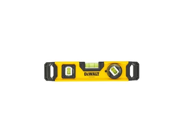 DeWALT DWHT0-43003, Torpedo-vatupassi, 0,25 m, Musta, Keltainen, 0,5 mm/m, ABS, Alumiini