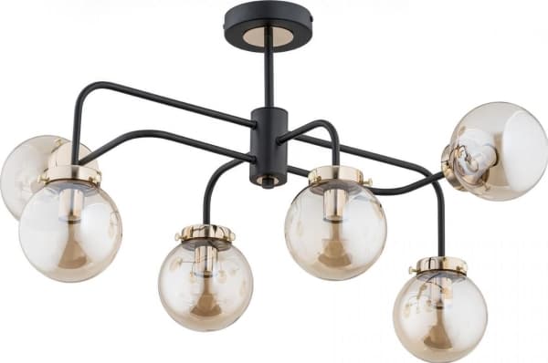 Alfa Linio Trak Kula hengelampe, 6-lys taklampe 25506 Alfa