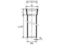 Pikkukuva 2 / 2: 32 x 150 mm Putkiviemäri valkoinen PP