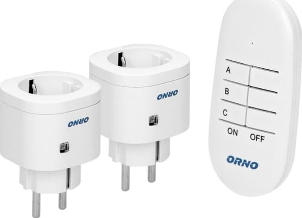 ORNO 2x STØTTER + FJERNKONTROLL