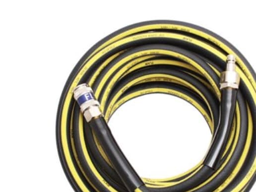 Flair paineilmaletku 10m - 3/8'' super flex letku liitännällä ja turvanipalla max 20 bar